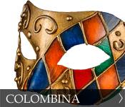 Venetian Masquerade Mask Style Colombina